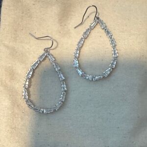 Elegant Silver Teardrop Earrings